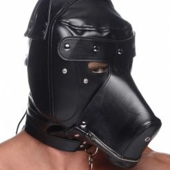 Hoods And Muzzles Extreme Sex Toys, Bondage, & Fucking Machines | ExtremeRestraintsUniversal BDSM Hood With Removable Muzzle