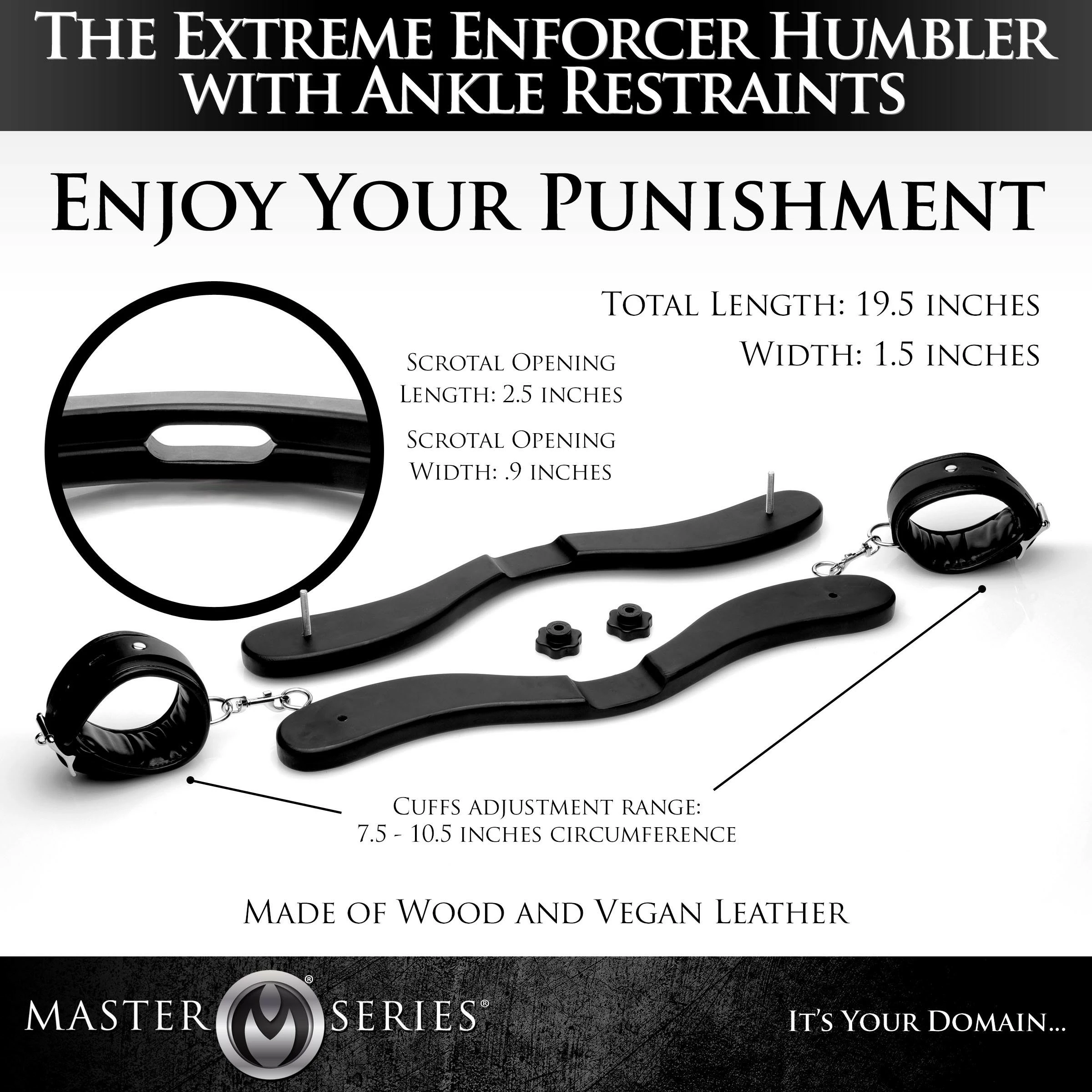 Wrist & Ankle Restraints Extreme Sex Toys, Bondage, & Fucking Machines | ExtremeRestraintsThe Extreme Enforcer Humbler With Ankle Restraints - Image 5