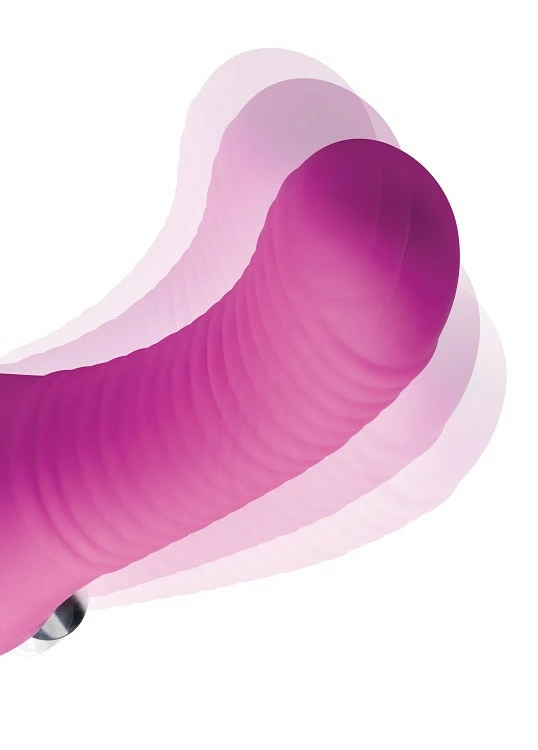 Strapless Strap-Ons Extreme Sex Toys, Bondage, & Fucking Machines | ExtremeRestraintsRegal Rider Vibrating Silicone Strapless Strap On Triple G Dildo - Image 5