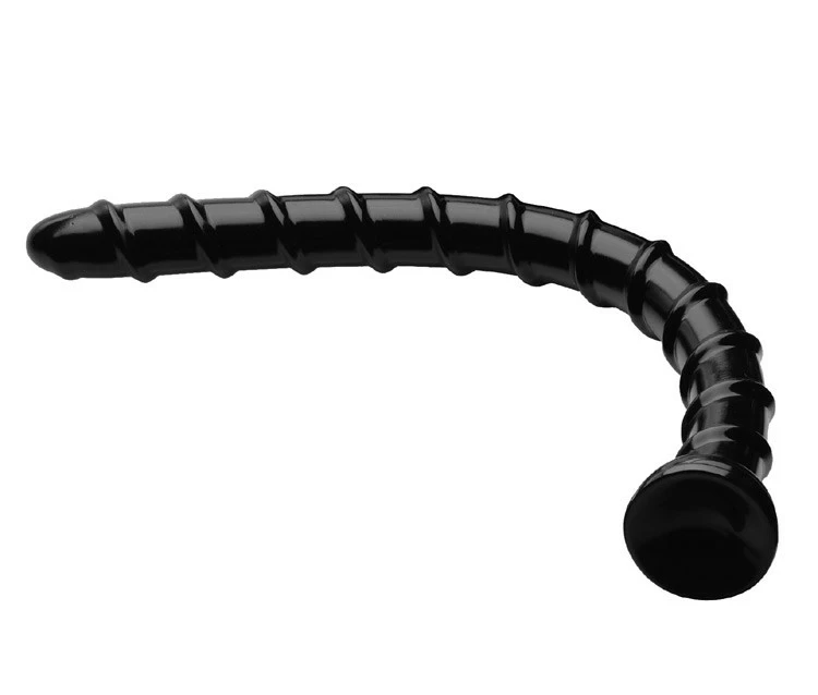 Extreme Sex Toys, Bondage, & Fucking Machines | ExtremeRestraintsHosed 18 Inch Swirl Anal Snake - Image 4