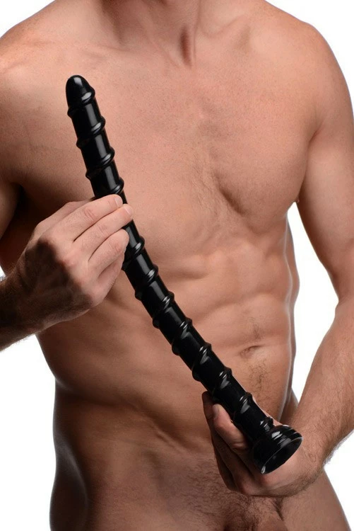 Extreme Sex Toys, Bondage, & Fucking Machines | ExtremeRestraintsHosed 18 Inch Swirl Anal Snake - Image 2