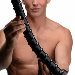 Extreme Sex Toys, Bondage, & Fucking Machines | ExtremeRestraintsHosed 18 Inch Swirl Thick Anal Snake