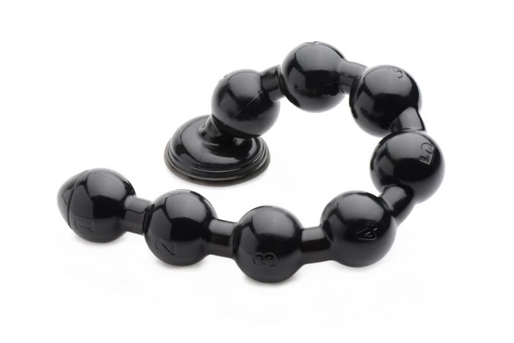 Extreme Sex Toys, Bondage, & Fucking Machines | ExtremeRestraintsHosed 2 Inch Beaded Anal Snake - Image 5