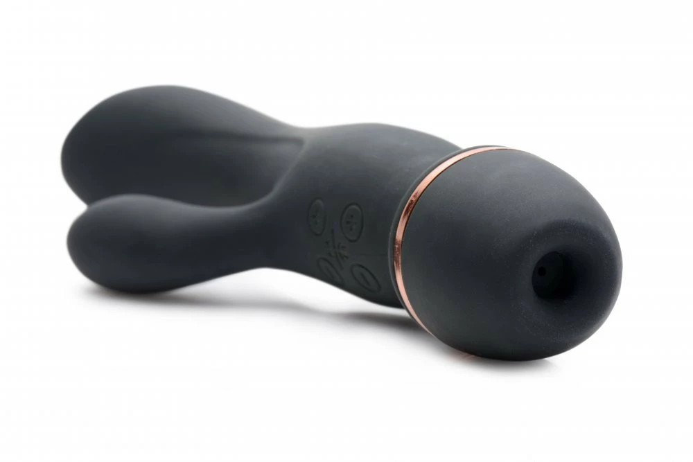 Rabbit Vibrators Extreme Sex Toys, Bondage, & Fucking Machines | ExtremeRestraintsShegasm Supreme 3 In 1 Silicone Suction Rabbit Vibe - Image 6
