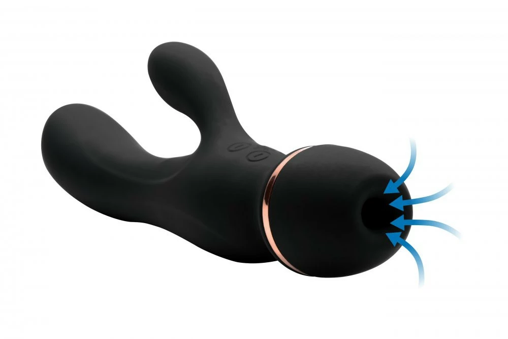 Rabbit Vibrators Extreme Sex Toys, Bondage, & Fucking Machines | ExtremeRestraintsShegasm Supreme 3 In 1 Silicone Suction Rabbit Vibe - Image 4