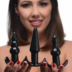 Vibrating Anal Toys Extreme Sex Toys, Bondage, & Fucking Machines | ExtremeRestraints4 Piece Vibrating Anal Plug Set
