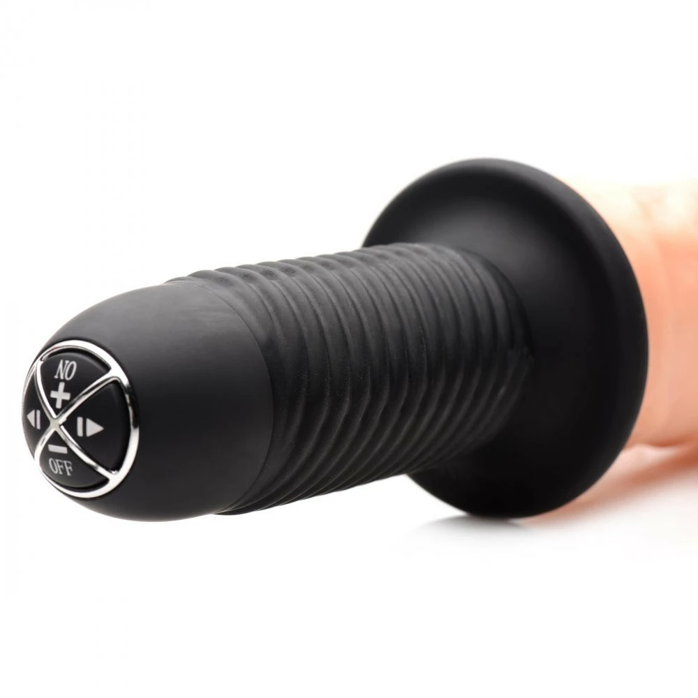 Master Series Extreme Sex Toys, Bondage, & Fucking Machines | ExtremeRestraintsThe Curved Dicktator 13 Mode Vibrating Giant Dildo Thruster - Image 6