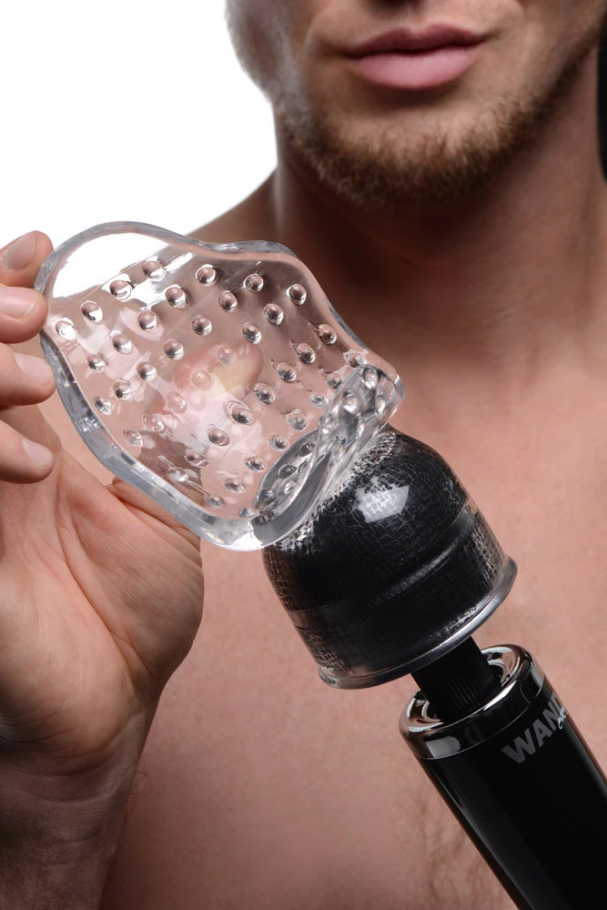 Magic Wand & Hitachi Attachments For Men Extreme Sex Toys, Bondage, & Fucking Machines | ExtremeRestraintsVibra-Stroke Masturbator Wand Attachement - Image 3