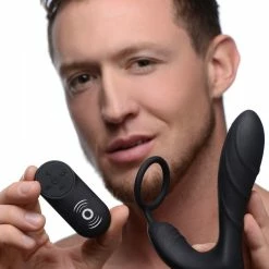 Penis Rings Extreme Sex Toys, Bondage, & Fucking Machines | ExtremeRestraintsSilicone Prostate Vibrator And Cock Ring W/Remote Control