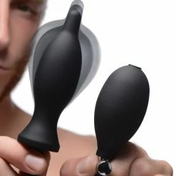 Master Series Extreme Sex Toys, Bondage, & Fucking Machines | ExtremeRestraintsDark Inflator Silicone Inflatable Anal Plug