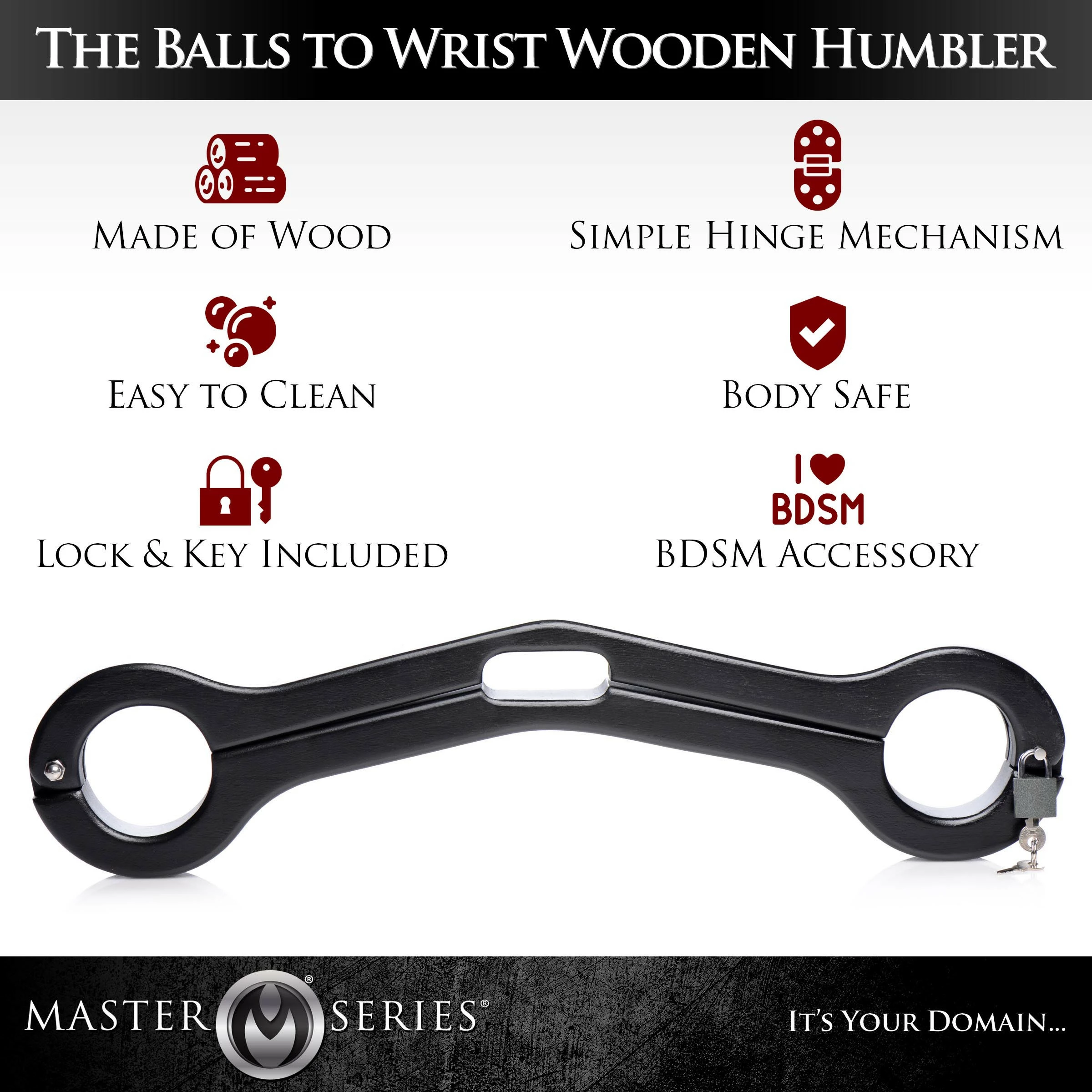 Wrist & Ankle Restraints Extreme Sex Toys, Bondage, & Fucking Machines | ExtremeRestraintsBalls To Wrist Humbler - Image 5
