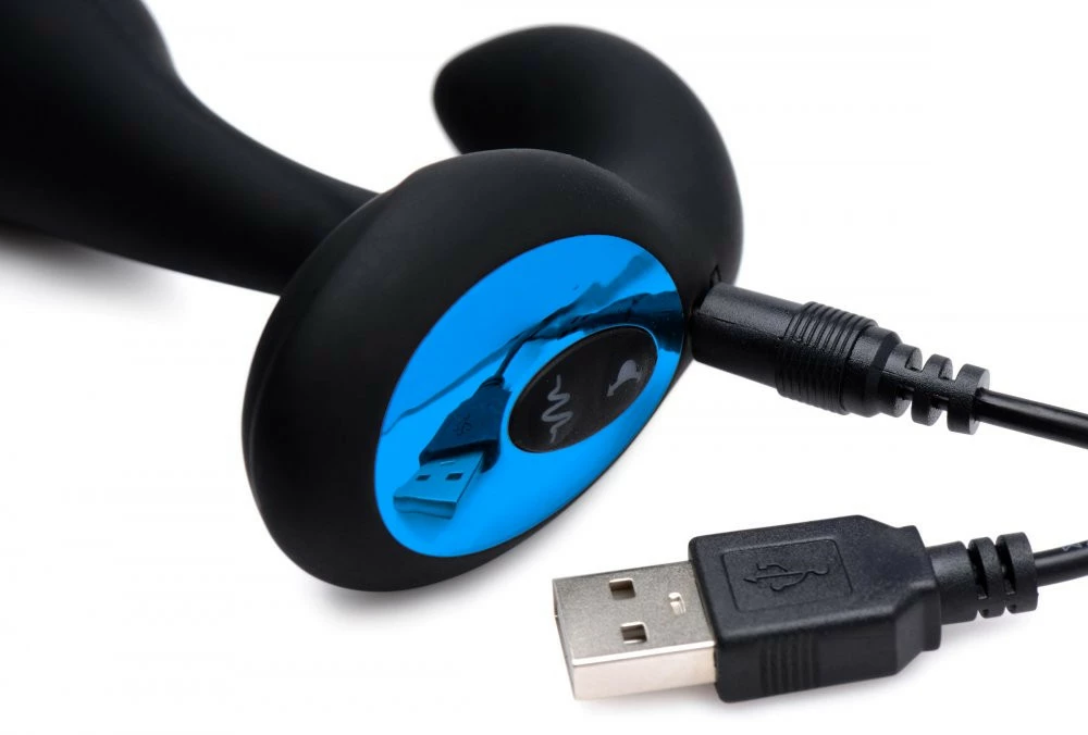 Rechargeable Vibrators Extreme Sex Toys, Bondage, & Fucking Machines | ExtremeRestraints7X Bendable Prostate Stimulator With Stroking Bead - Image 7