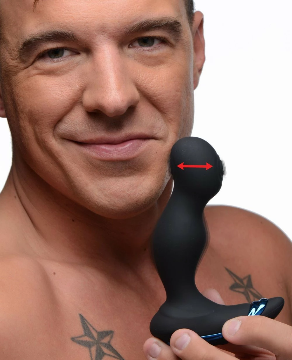 Rechargeable Vibrators Extreme Sex Toys, Bondage, & Fucking Machines | ExtremeRestraints6X P-Pounce Double Tapping Prostate Stimulator