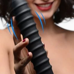 Rechargeable Vibrators Extreme Sex Toys, Bondage, & Fucking Machines | ExtremeRestraintsPower Screw 10X Spiral Silicone Vibrator