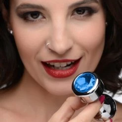 Booty Sparks Extreme Sex Toys, Bondage, & Fucking Machines | ExtremeRestraintsBlue Gem Weighted Anal Plug