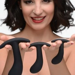 Master Series Extreme Sex Toys, Bondage, & Fucking Machines | ExtremeRestraintsDark Delights 3 Piece Curved Anal Trainer Set