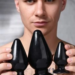 Master Series Extreme Sex Toys, Bondage, & Fucking Machines | ExtremeRestraintsTriple Cones 3 Piece Anal Plug Set