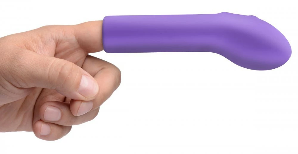 Rechargeable Vibrators Extreme Sex Toys, Bondage, & Fucking Machines | ExtremeRestraintsFinger It 10X Silicone G-Spot Pleaser - Image 2