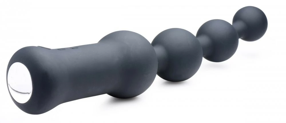 Rechargeable Vibrators Extreme Sex Toys, Bondage, & Fucking Machines | ExtremeRestraintsDeluxe Voodoo Beads 10X Silicone Anal Beads Vibrator - Image 4