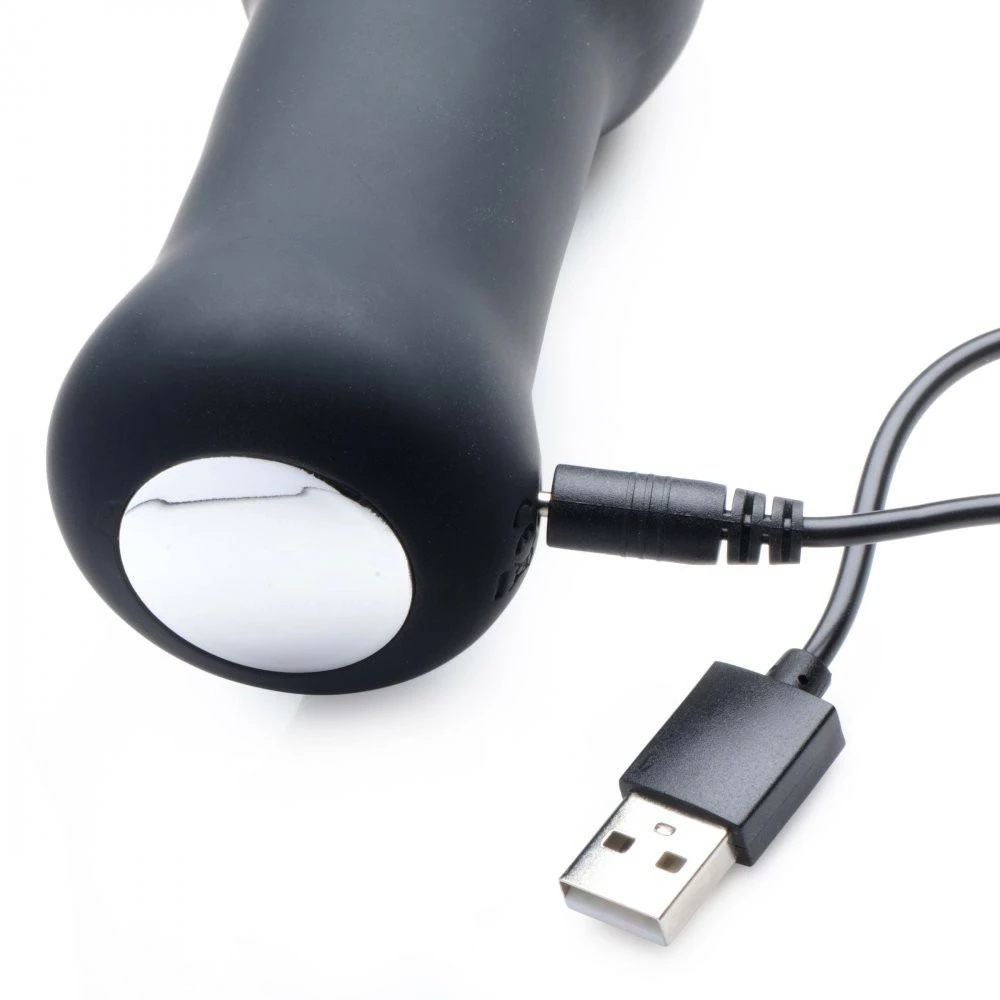 Rechargeable Vibrators Extreme Sex Toys, Bondage, & Fucking Machines | ExtremeRestraintsDeluxe Voodoo Beads 10X Silicone Anal Beads Vibrator - Image 8