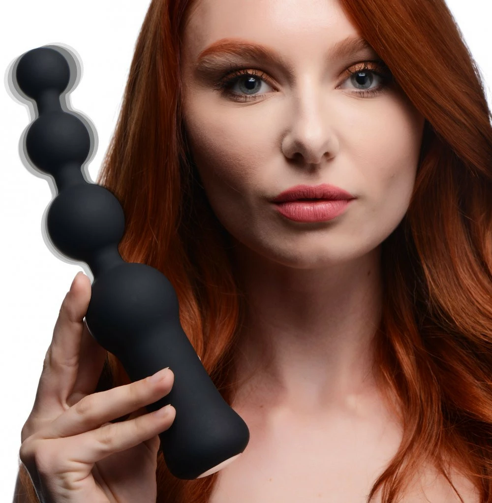 Rechargeable Vibrators Extreme Sex Toys, Bondage, & Fucking Machines | ExtremeRestraintsDeluxe Voodoo Beads 10X Silicone Anal Beads Vibrator
