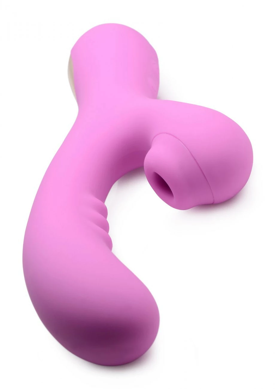 Rechargeable Vibrators Extreme Sex Toys, Bondage, & Fucking Machines | ExtremeRestraints8X Silicone Suction Rabbit Vibrator - Image 5