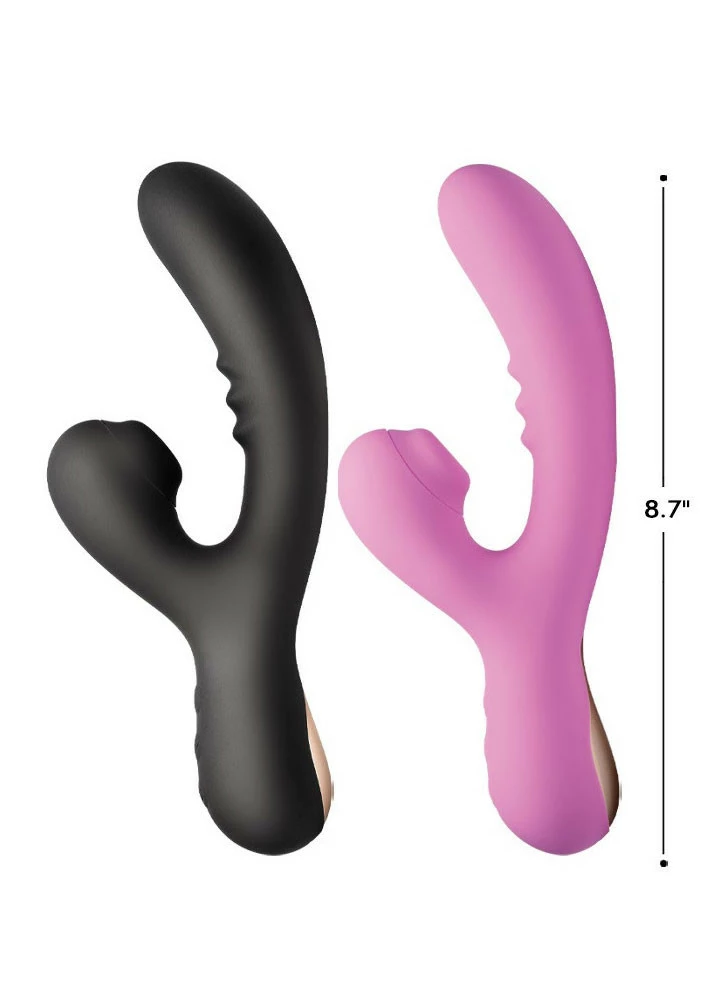 Rechargeable Vibrators Extreme Sex Toys, Bondage, & Fucking Machines | ExtremeRestraints8X Silicone Suction Rabbit Vibrator - Image 2