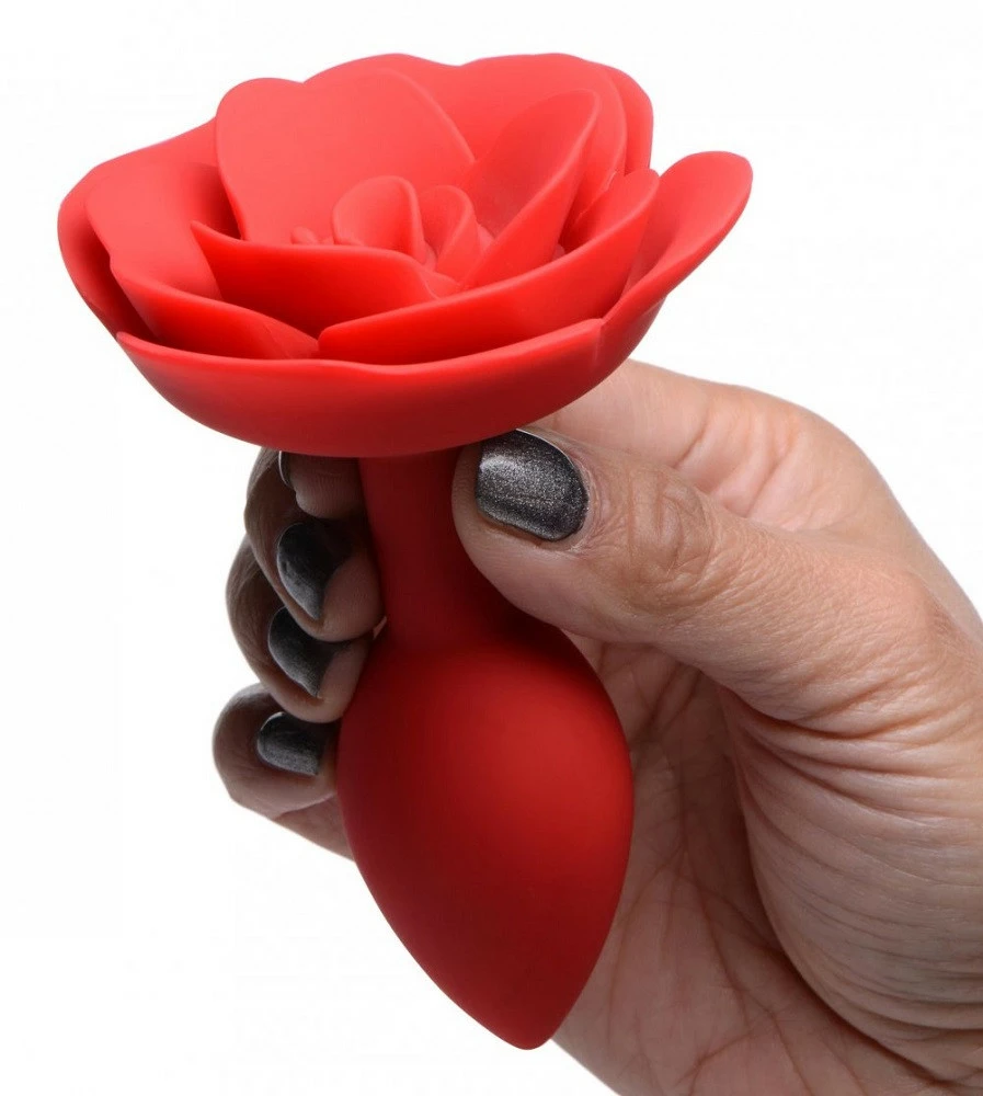 Master Series Extreme Sex Toys, Bondage, & Fucking Machines | ExtremeRestraintsBooty Bloom Silicone Rose Anal Plug - Image 3