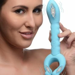 Rechargeable Vibrators Extreme Sex Toys, Bondage, & Fucking Machines | ExtremeRestraintsYass! Vibe Dual-Ended Silicone Vibrator