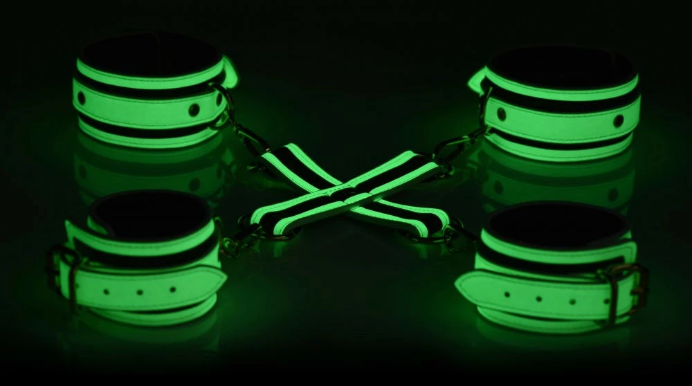 Wrist & Ankle Restraints Extreme Sex Toys, Bondage, & Fucking Machines | ExtremeRestraintsKink In The Dark Glowing Hog Tie Bondage Set - Image 3