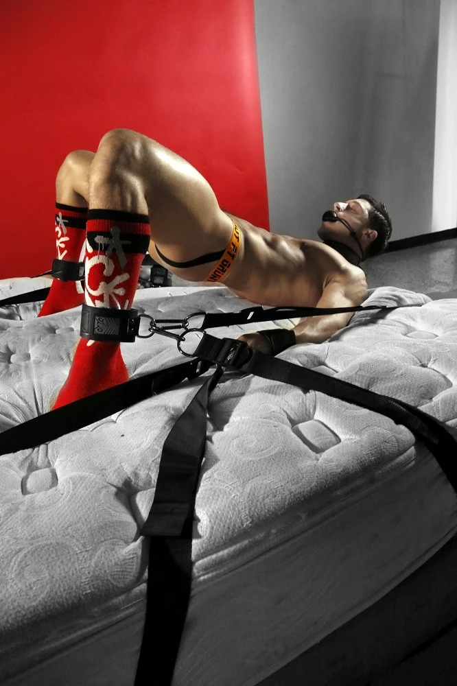 Wrist & Ankle Restraints Extreme Sex Toys, Bondage, & Fucking Machines | ExtremeRestraintsQueen/King Bedroom Bondage Straps - Image 3