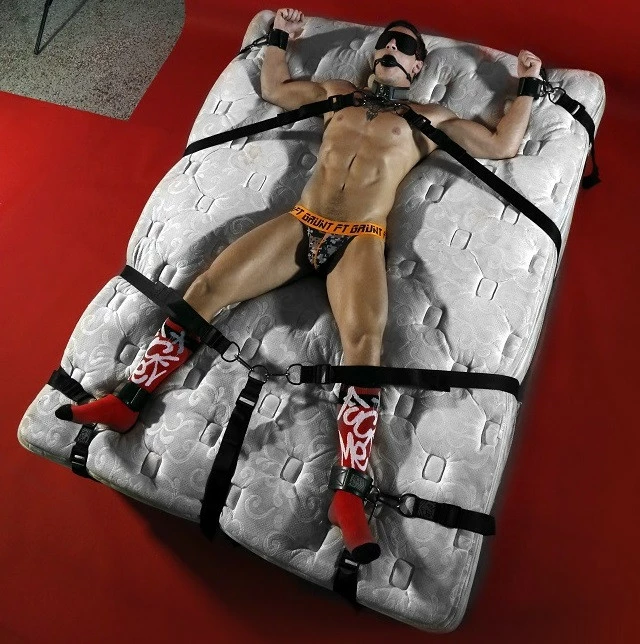 Wrist & Ankle Restraints Extreme Sex Toys, Bondage, & Fucking Machines | ExtremeRestraintsQueen/King Bedroom Bondage Straps - Image 2