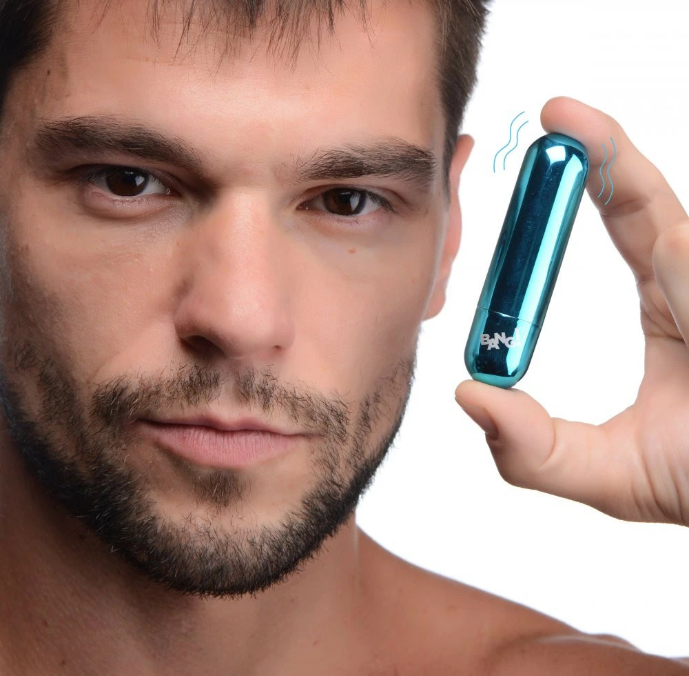 Rechargeable Vibrators Extreme Sex Toys, Bondage, & Fucking Machines | ExtremeRestraints10X Rechargeable Vibrating Metallic Bullet - Image 2