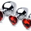 Booty Sparks Extreme Sex Toys, Bondage, & Fucking Machines | ExtremeRestraintsRed Heart Gem Anal Plug Set