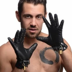 Wrist & Ankle Restraints Extreme Sex Toys, Bondage, & Fucking Machines | ExtremeRestraintsLocking Vampire Gloves