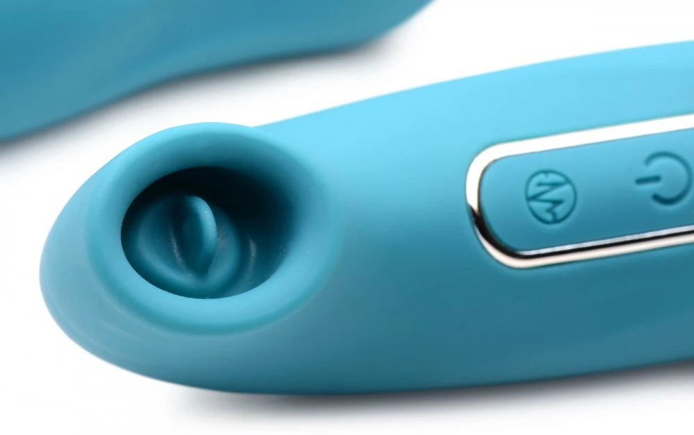 Rechargeable Vibrators Extreme Sex Toys, Bondage, & Fucking Machines | ExtremeRestraintsEntwined Silicone Thumping Egg And Licking Clitoral Stimulator - Image 7