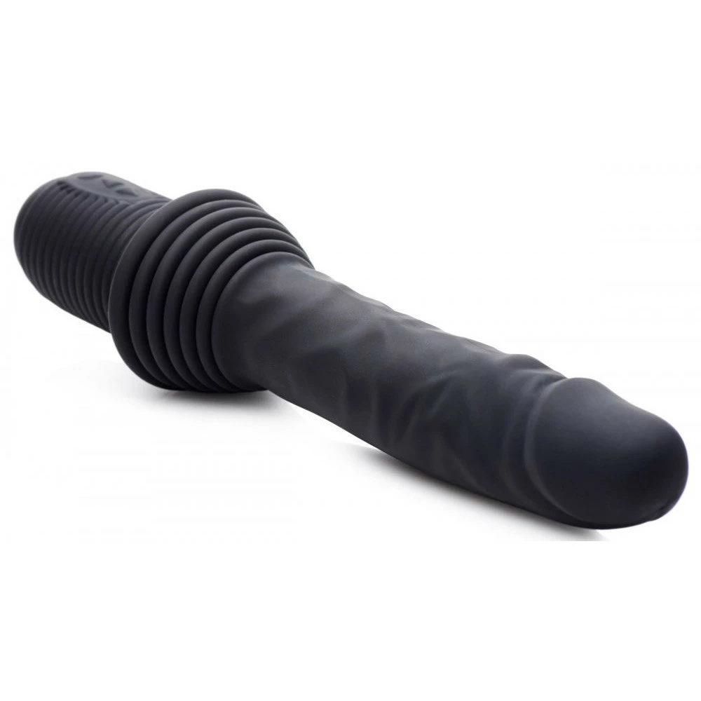 Rechargeable Vibrators Extreme Sex Toys, Bondage, & Fucking Machines | ExtremeRestraints10X Silicone Vibrating And Thrusting Dildo - Image 8