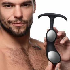 Prostate Massagers Extreme Sex Toys, Bondage, & Fucking Machines | ExtremeRestraintsPremium Silicone Weighted Prostate Plug