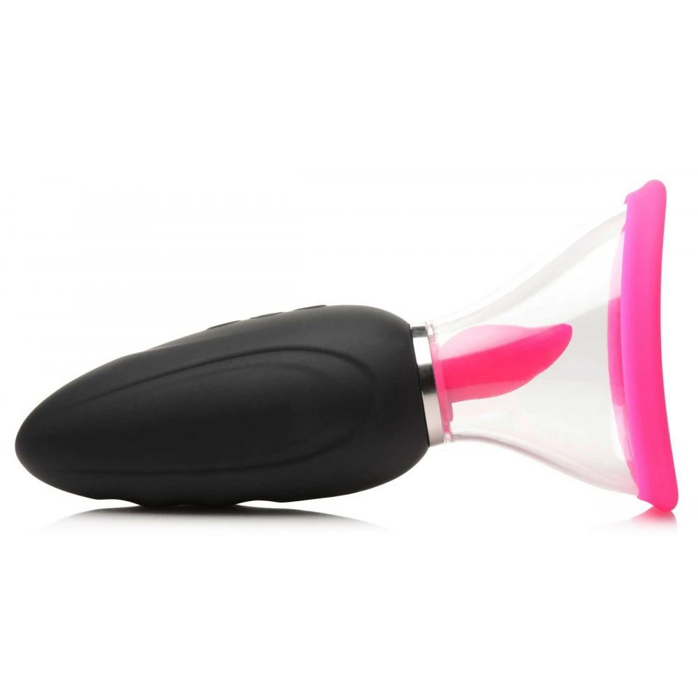 Rechargeable Vibrators Extreme Sex Toys, Bondage, & Fucking Machines | ExtremeRestraintsLickgasm Mini 10X Silicone Licking And Sucking Stimulator - Image 5