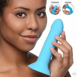 Rechargeable Vibrators Extreme Sex Toys, Bondage, & Fucking Machines | ExtremeRestraints10X Silicone Squeezable Vibrating Dildo