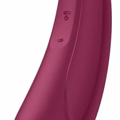 Rechargeable Vibrators Extreme Sex Toys, Bondage, & Fucking Machines | ExtremeRestraintsSatisfyer Curve 1 Plus Air Pulse Stimulator And Vibrator