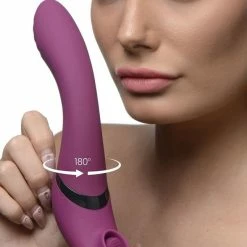 Rechargeable Vibrators Extreme Sex Toys, Bondage, & Fucking Machines | ExtremeRestraints7X 180 Degree Rotating Silicone Swivel Licking Vibrator