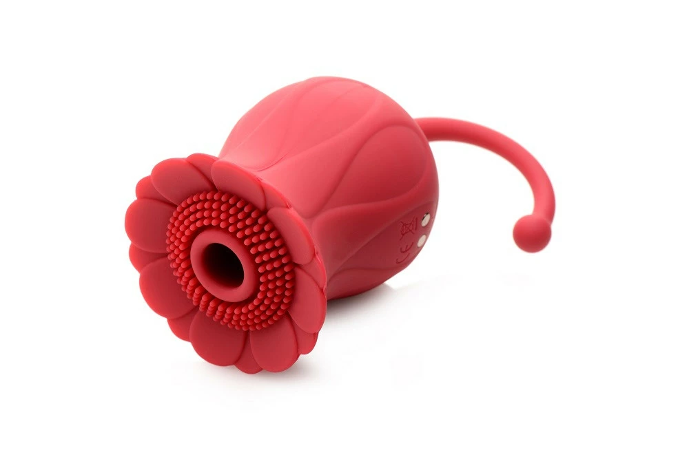 Rechargeable Vibrators Extreme Sex Toys, Bondage, & Fucking Machines | ExtremeRestraintsBloomgasm Textured Rose 10X Suction Stimulator - Image 6