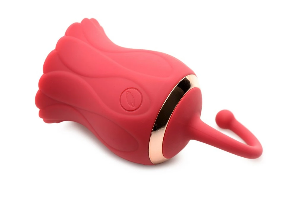 Rechargeable Vibrators Extreme Sex Toys, Bondage, & Fucking Machines | ExtremeRestraintsBloomgasm Textured Rose 10X Suction Stimulator - Image 4