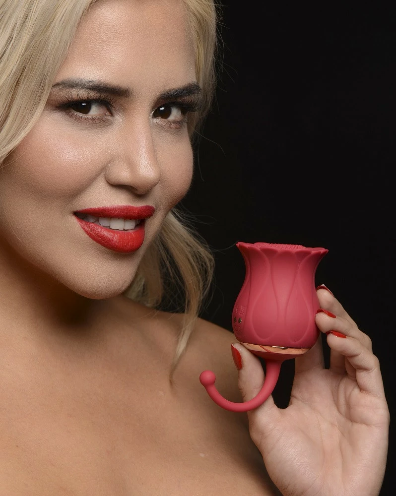 Rechargeable Vibrators Extreme Sex Toys, Bondage, & Fucking Machines | ExtremeRestraintsBloomgasm Textured Rose 10X Suction Stimulator