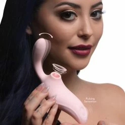 Rechargeable Vibrators Extreme Sex Toys, Bondage, & Fucking Machines | ExtremeRestraintsSucking & Pulsing Silicone Vibrator