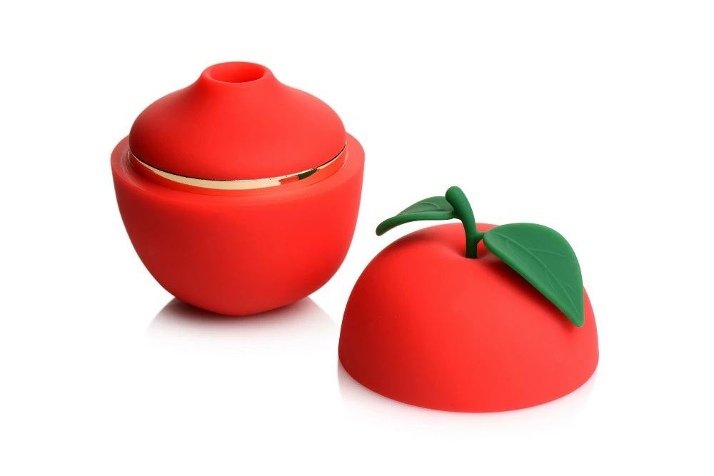 Rechargeable Vibrators Extreme Sex Toys, Bondage, & Fucking Machines | ExtremeRestraintsAlluring Apple Silicone Clit Stimulator - Image 4