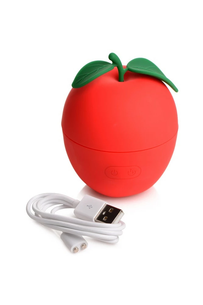 Rechargeable Vibrators Extreme Sex Toys, Bondage, & Fucking Machines | ExtremeRestraintsAlluring Apple Silicone Clit Stimulator - Image 6