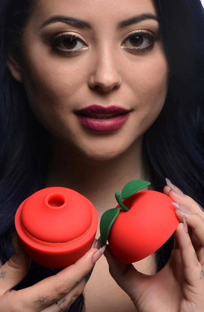 Rechargeable Vibrators Extreme Sex Toys, Bondage, & Fucking Machines | ExtremeRestraintsAlluring Apple Silicone Clit Stimulator - Image 2