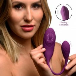 Rechargeable Vibrators Extreme Sex Toys, Bondage, & Fucking Machines | ExtremeRestraintsSlim Pulse 7X Pulsating Silicone Clit Stimulator And Vibrating Egg
